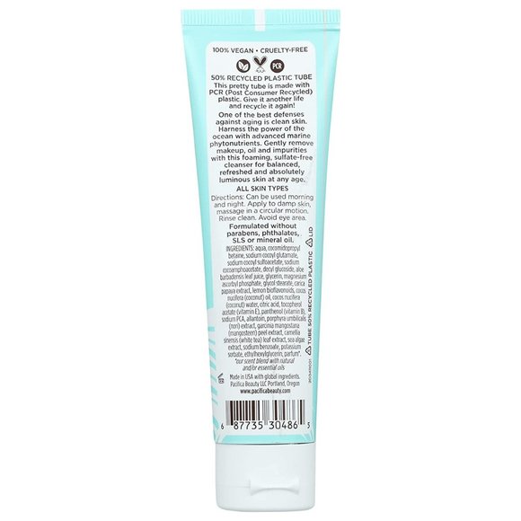 🎀PACIFICA SEA FOAM COMPLETE FACE WASH 1.4 OZ🎀 - Picture 4 of 5